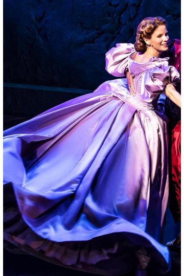 Kelli O'Hara Lavender Ball Gown Vintage Celebrity Dress Broadway "The King and I"