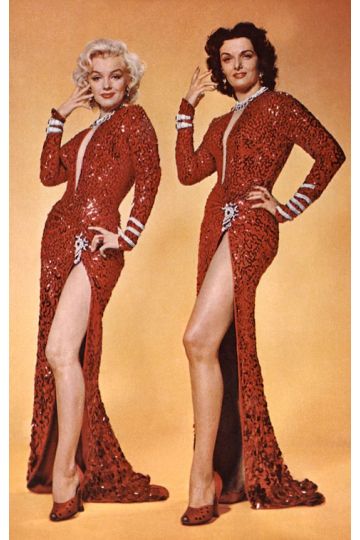 Marilyn Monroe Red Sequin Dress from Movie Gentlemen Prefer Blondes