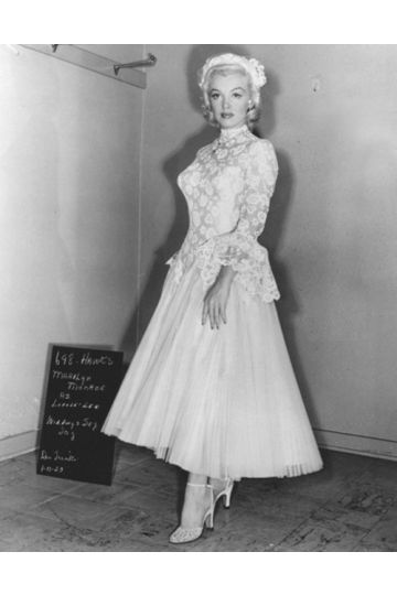 Marilyn Monroe Vintage White Lace Dress from Gentlemen Prefer Blondes