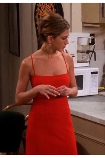 Rachel Green Red Dress in Friends