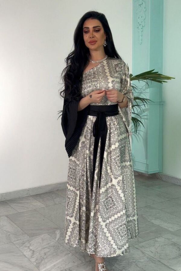 Elegant Mosaic Maxi Dress