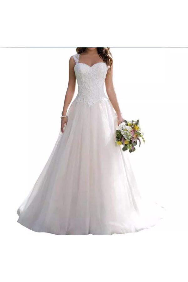Pure Promise – Elegant White Wedding Dress