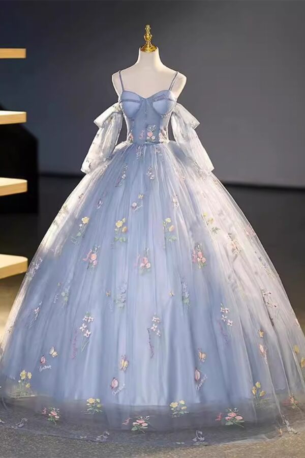 Garden Dream – Embroidered Bloom Dress