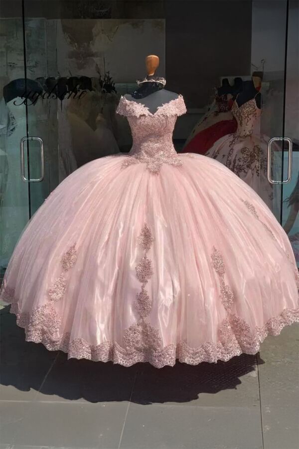 Royal Blossom – Off-Shoulder Princess Dress
