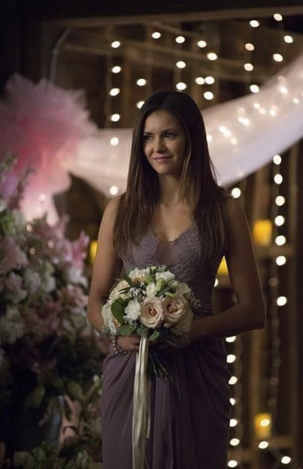 Elena Gilbert Inspired Lavender Lace Chiffon Formal Dress The Vampire Diaries