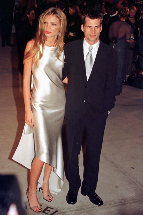 Esther Canadas Inspired White Satin Cocktail Party Dress Oscars 1999 – A Timeless Elegance