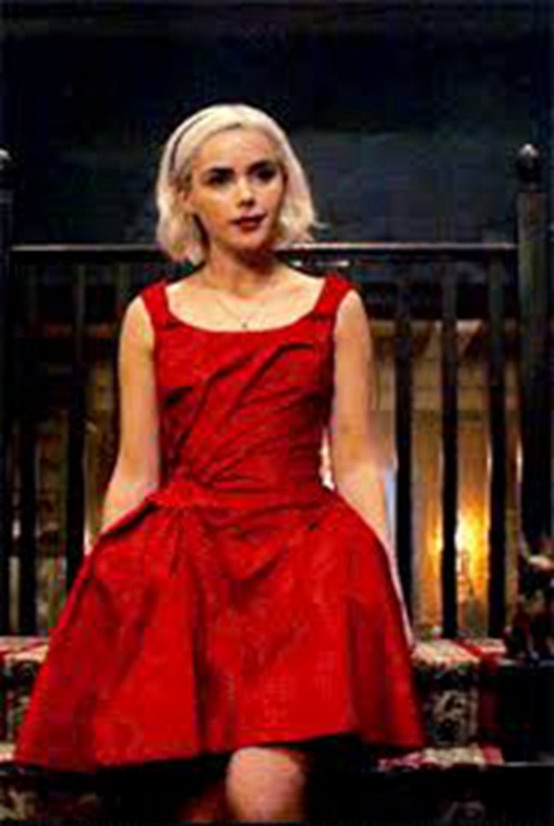 Sabrina Spellman Short Red Homecoming Dance Dress Chilling Adventures